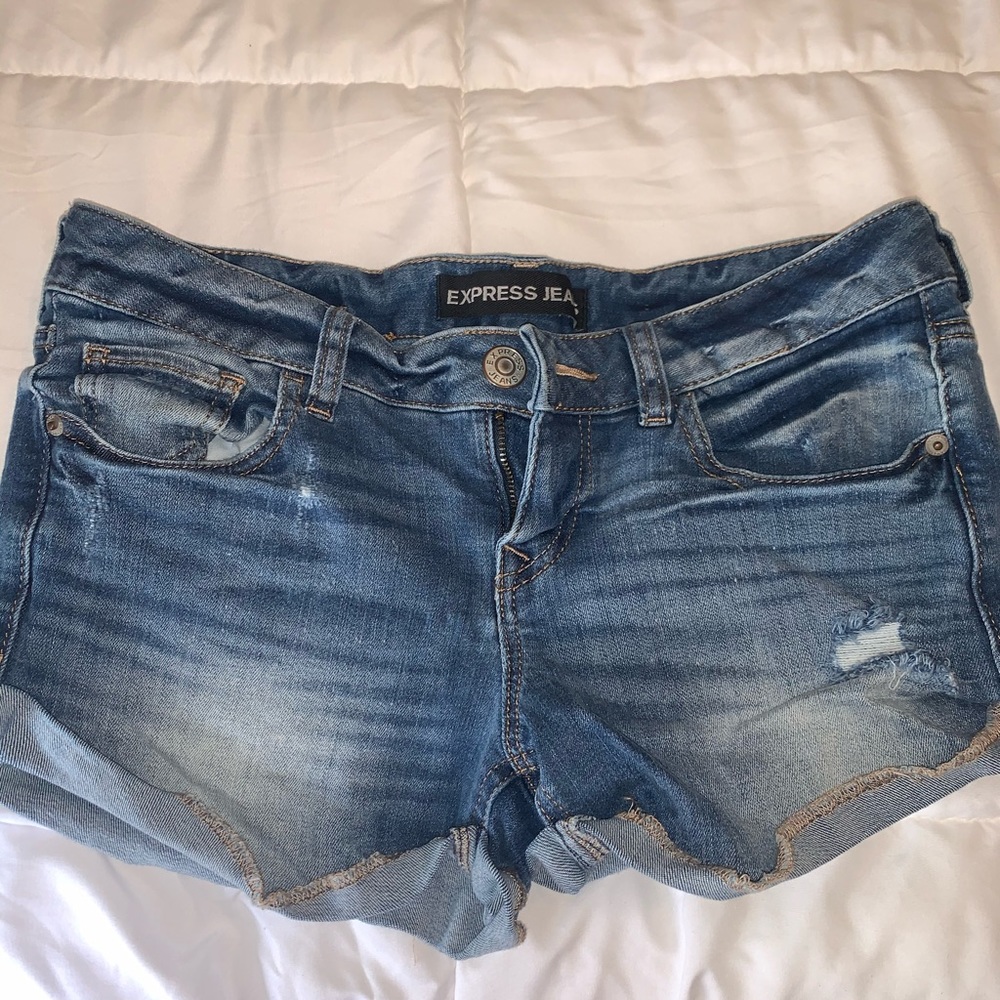 Express jean shorts